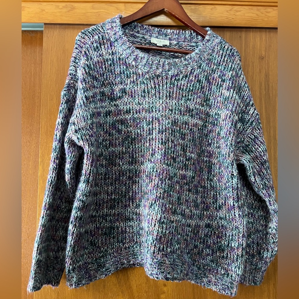 LOFT Multicolor Knit Women's Sweater
